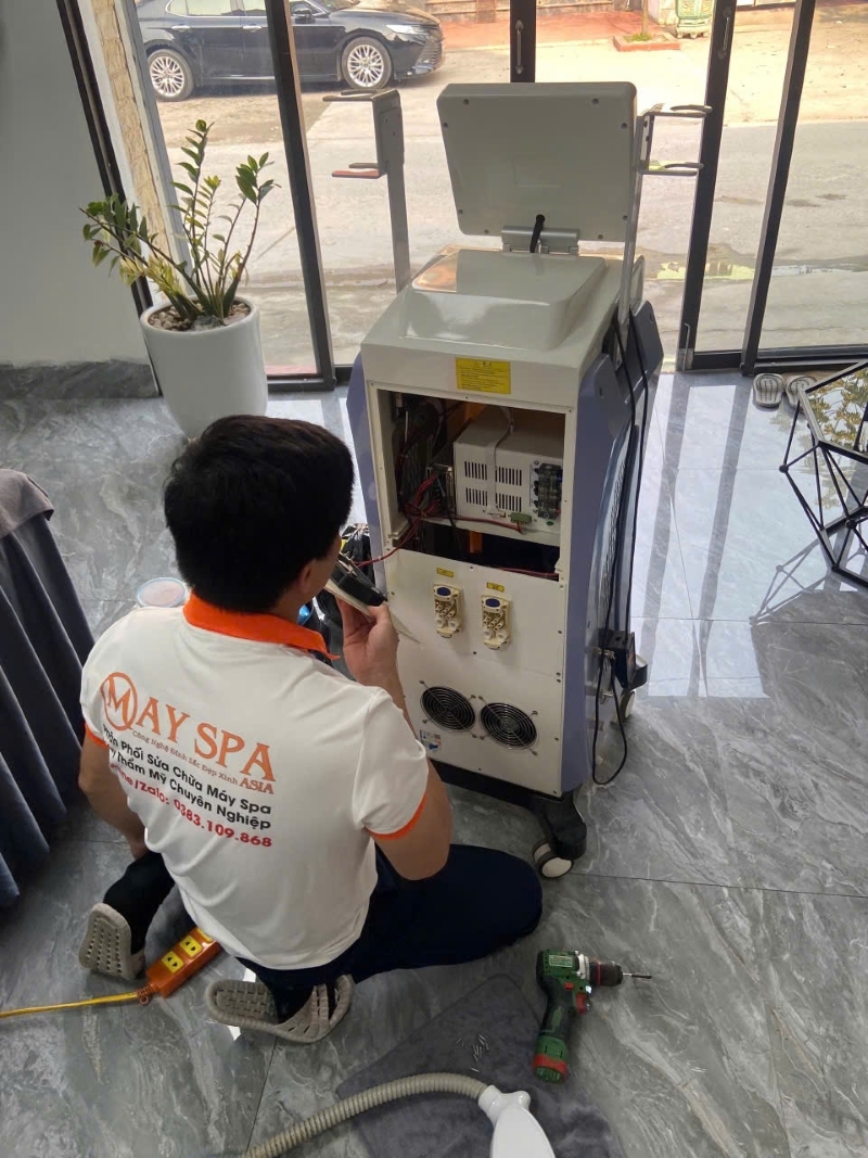 Quy Trình Sửa Chữa Máy Thẩm Mỹ Spa Chuyên Nghiệp Tại Trung Tâm Máy Spa Asia